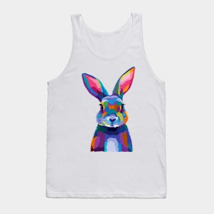 Rabbit Wpap Pop Art Tank Top